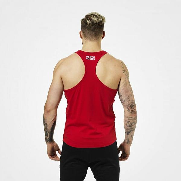 Better Bodies Essential T-back - Bright Red Detail 2