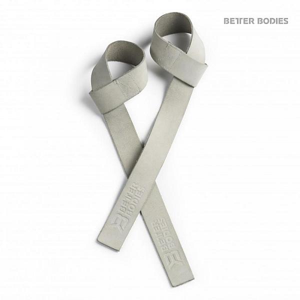 Better Bodies Leather Lifting Straps - Foggy Detail 1