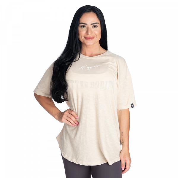 Better Bodies No Regrets Oversized Tee - Light Desert Detail 3