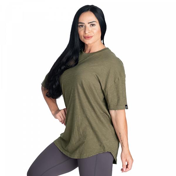 Better Bodies No Regrets Oversized Tee - Washed Green Detail 3