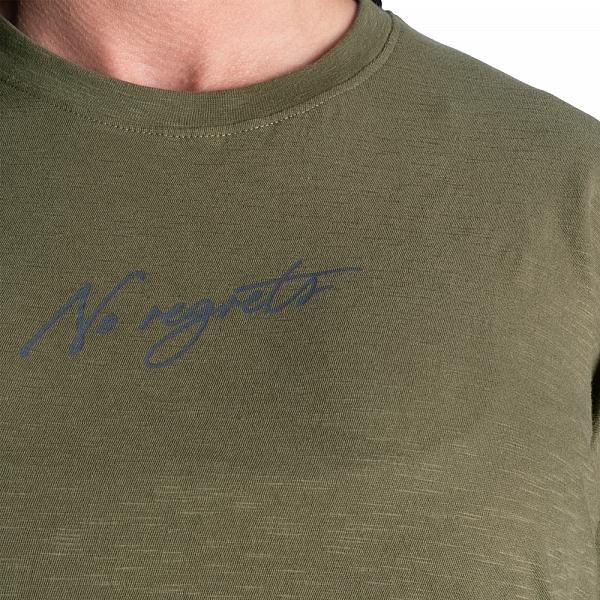 Better Bodies No Regrets Oversized Tee - Washed Green Detail 4