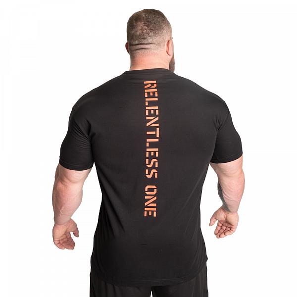 GASP Relentless One Tee - Black/Flame Detail 2