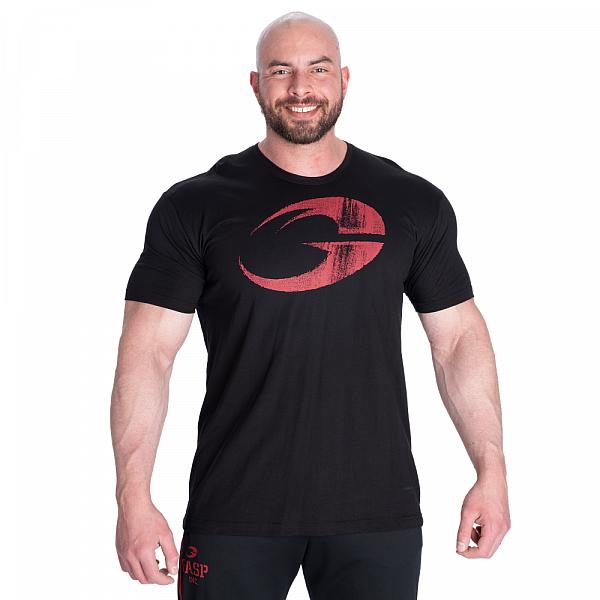 GASP Cadet Tee - Black/Red Detail 1