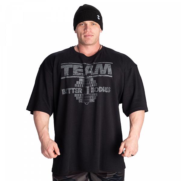 Better Bodies Team Iron Thermal Tee - Black Detail 1