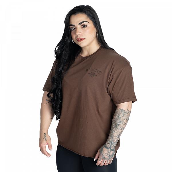 Better Bodies Relentless Oversized Tee - Washed Timber Detail 3